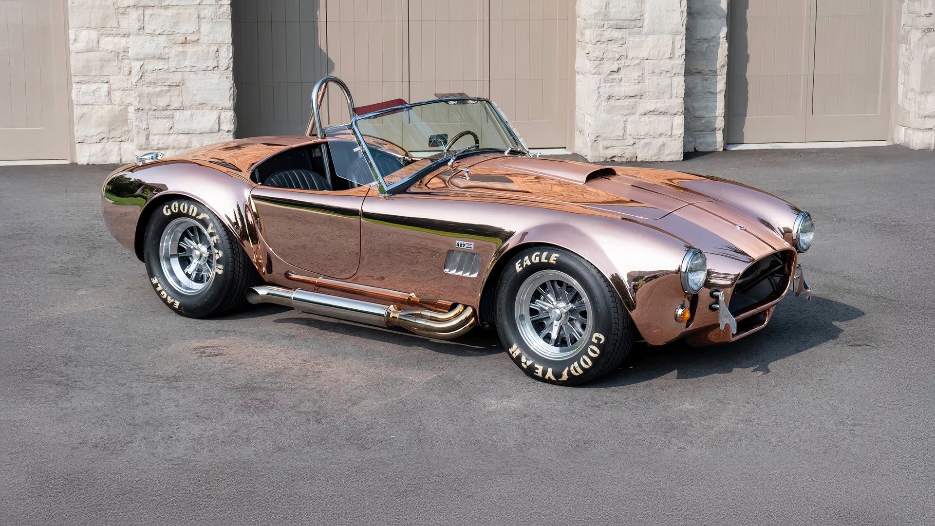 1965 shelby cobra copper body front quarter hero